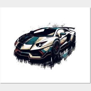 Lamborghini aventador Posters and Art